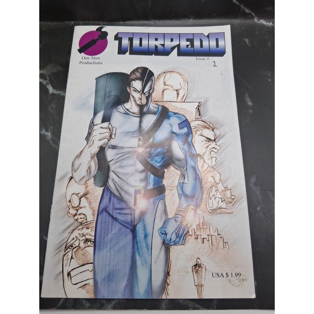 Very rare torpedo issue #1 one shot productions blazing son comic book